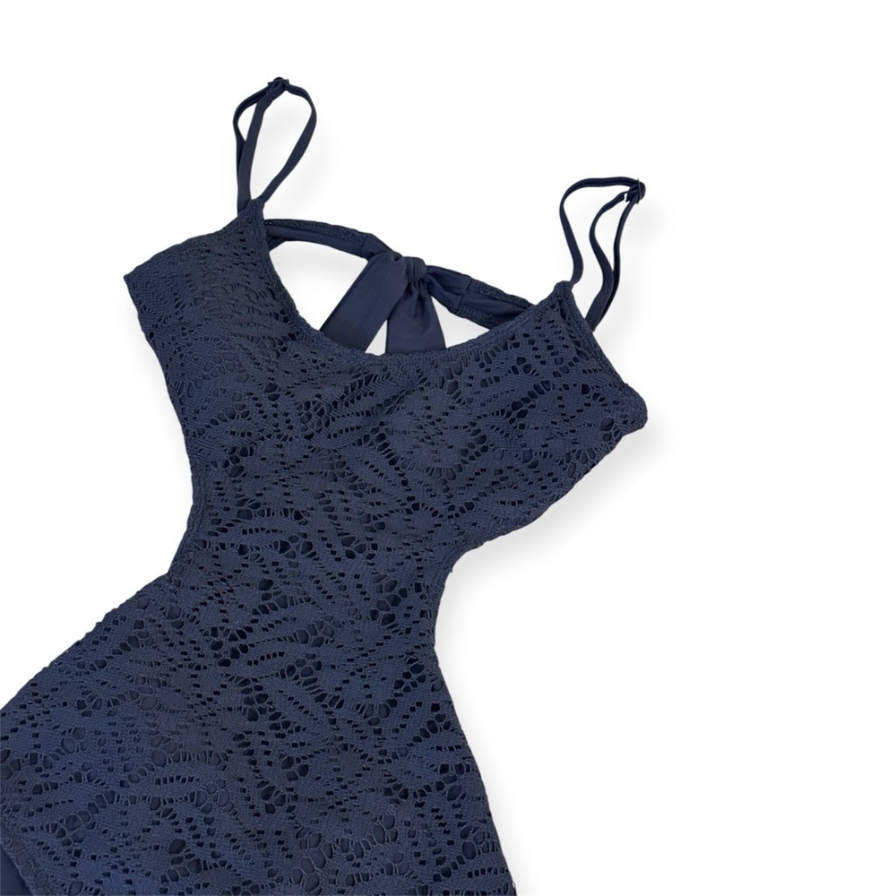Aerie Dark Blue One Piece Swimsuit | NWT | Medium | Adjustable - Picture 2 of 6